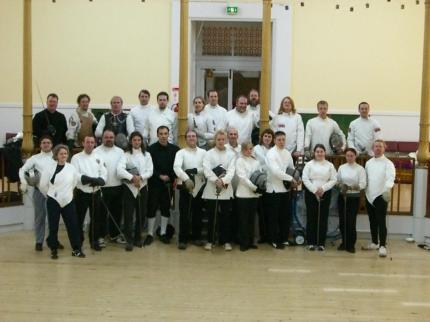 Участники "Small sword Symposium" в Эдинбурге.